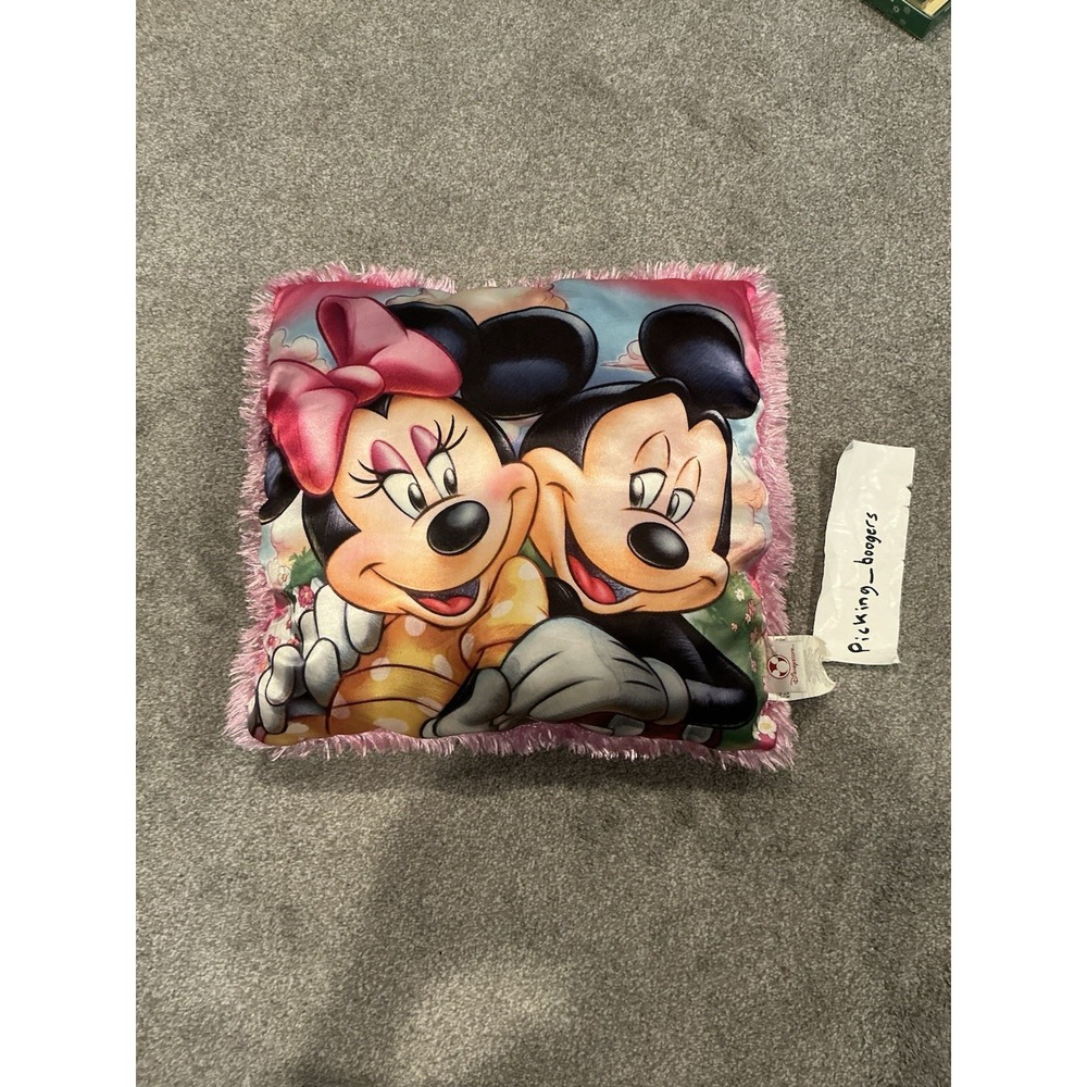Vintage Disney‎ Mickey and Minnie Pillow